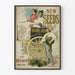 Vintage-Poster New Seeds - Retro-Landwirtschaftliche Wanddekoration