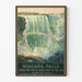 Vintage-Poster Niagara Falls Wanddekoration
