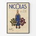 Vintage-Poster Nicolas Feine Flaschen Nektar Lieferant