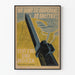 Vintage-Polnischer Militärposter zum Schutz der Ostsee