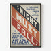 Vintage-Theaterplakat Nacht Must Fall - Dekoratives Poster für Mysteriöses und Drama