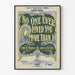 Vintage-Poster Musik Niemand Hat Dich Mehr Geliebt Als Ich