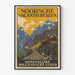 Vintage-Poster Noorsche Vacantiereizen für Berg- und Reise-Dekor