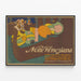 Vintage-Poster Notte Veneziana für Wanddekoration — gerahmtes Bild an der Wand