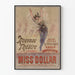 Vintage-Poster Miss Dollar Nouveau Théâtre Paris Wanddekoration