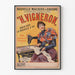Vintage-Poster Nähmaschine H. Vigneron - Wanddekoration für Nähatelier