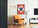 Wandposter NRA-Mitglied Wir leisten unseren Beitrag Vintage Rot und Blau