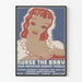 Vintage-Poster "Nurse the Baby" für Wanddekoration