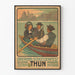 Altes Poster Oberland Schützenfest Thun 1914 – Vintage Wanddekoration