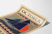 Vintage-Poster October Century Segelschiff
