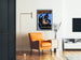 Vintage-Halloween-Poster Oktober - Wanddekoration Lesung