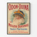 Vintage-Werbeplakat Odon-Quina Die beste Zahnpasta