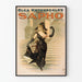 Vintage-Poster Olga Nethersole Sapho von Clyde Fitch