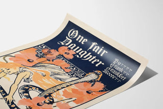 Vintage-Wandposter Dekoration One Fair Daughter