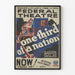 Vintage-Poster Federal-Theater – Ein Drittel der Nation
