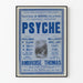 Poster Opéra Comique Psyché - Partitur Ambroise Thomas