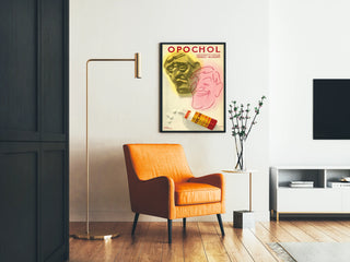 Vintage-Poster von Opochol für Leber-Gallenblasen-Erkrankungen