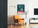 Vintage-Poster Opti Lux - Dekoratives Poster für energiesparende Lampe