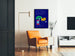 Poster Wanddekoration Optimale Kalziumaufnahme – Vintage-Design Gesundheit und Ernährung