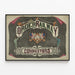 Vintage-Poster des Eisenbahn-Führerordens 1868 — gerahmtes Bild an der Wand