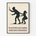 Vintage-Poster Silhouette Kinder Ossin Eierlebertran-Emulsion
