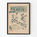 Vintage-Dekorationsposter Ausflug im Dezember Frohe Weihnachten 1895