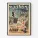 Vintage-Poster Palace Theatre La Troupe Hongroise - Künstlerische Wanddekoration