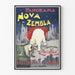 Panorama-Poster Nova Zembla - Vintage-Wanddekoration mit Eisbär und Robbe