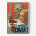 Vintage-Poster von Ton Travail Combats – Engagierte Wanddekoration