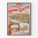 Vintage-Poster vom Châteaupark Maisons-Laffitte – Baugrundstücke