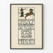 Dekoratives Vintage-Poster Passage Schussel Kunstgewerbe München