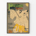 Vintage-Poster Passage Theater - Sensationelles Programm im April
