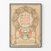 Jugendstil-Poster Pater Noster Wanddekoration Artem Legrand