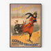 Vintage-Poster Patin-Bicyclette Richard-Choubersky für Wanddekoration
