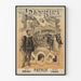 Vintage-Poster Großes Opernhaus Patrie von Sardou, Gallet und Paladilhe