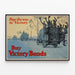 Vintage-Poster Pave the Way to Victory Kauf von Gewinnobligationen — gerahmtes Bild an der Wand