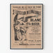 Vintage-Poster der internationalen Ausstellung für Weiß und Schwarz in Paris 1888