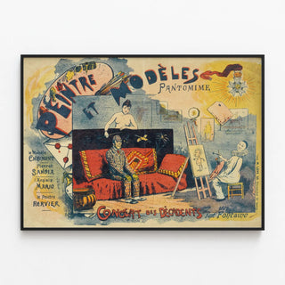 peintre-et-modeles-pantomime