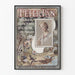 Vintage-Dekorationsposter Peter Pan - Buch- und Abenteuerthema