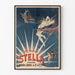 Vintage-Poster Petroleum Stella - Retro-Wanddekoration