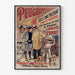 Vintage-Poster Peugeot Paris-Nantes Radfahr-Erfolg