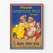 Vintage-Poster Kondensmilch Pfunds mit Kindern