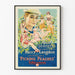 Vintage-Poster Picking Peaches mit Harry Langdon und Badende aus den 1920er Jahren
