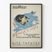 Vintage-Dekorationsposter Pinocchio mit Meerjungfrauen und Wal