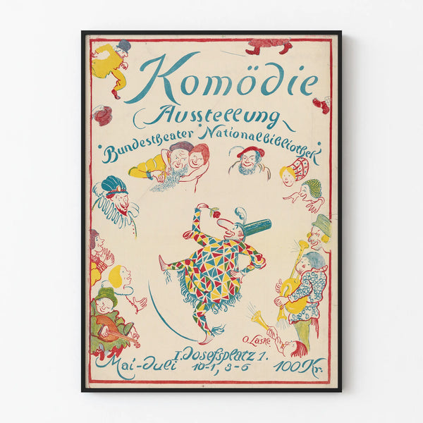 plakate-der-ausstellung-komodie-in-der-nationalbibliothek