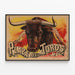 Vintage-Poster Plaza de Toros Dekorationsposter — gerahmtes Bild an der Wand