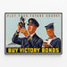 Vintage-Marine-Militär-Poster Kauf Siegesanleihen — gerahmtes Bild an der Wand