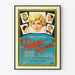 Vintage-Poster Poker Faces - Retro-Kinodekoration für die Wand