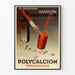 Vintage-Poster Polycalcion Blutungen für Wanddekoration im medizinischen Bereich