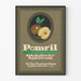Vintage-Poster Pomril alkoholfreies Apfelgetränk